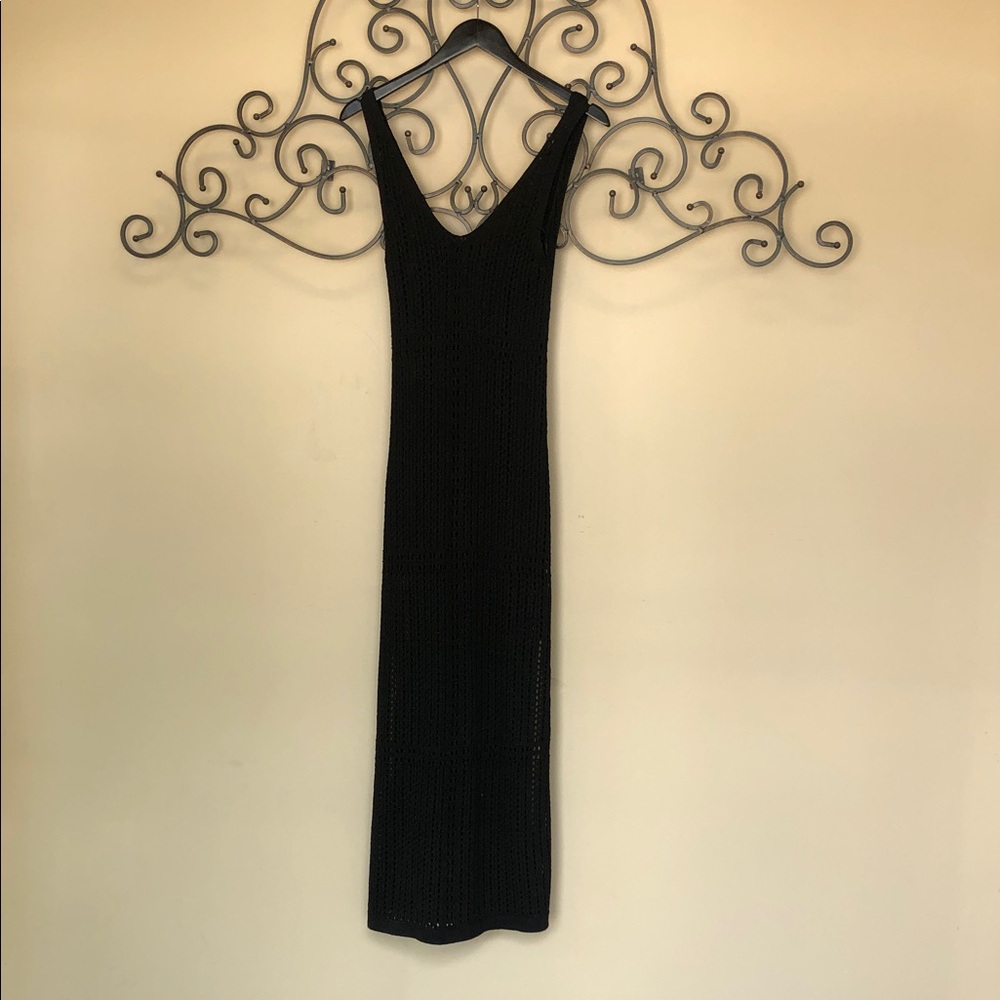 Black Tape Maxi Dress